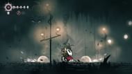 Moorwing's double-blade attack (Image via Team Cherry | YouTube/@DanAllenGaming)